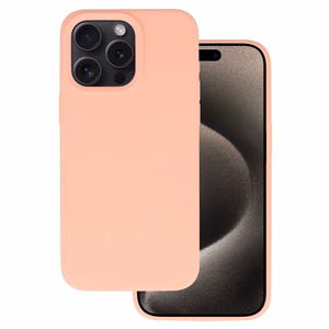 Silicone Lite viedtālruņa apvalks iPhone 17 Air persikains