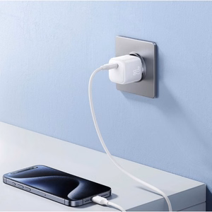Lādētājs Joyroom TCG08 balts GaN (USB-C / 20W)