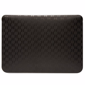 Karl Lagerfeld Saffiano Monogramma Ikonik apvalks 14" klēpjdatoram - melns