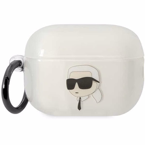 Karl Lagerfeld KLAP2HNIKTCT Airpods Pro 2 чехол прозрачный Ikonik Karl Lagerfeld