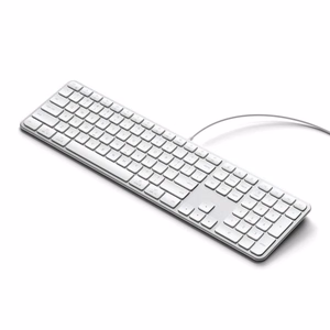 Wired keyboard USB A/USB C QWERTY Dual (Mac/Windows) Satechi Slim LX3 Wired silver