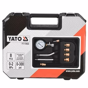 Yato YT-73022 – 8-piece compression-pressure tester for petrol engines