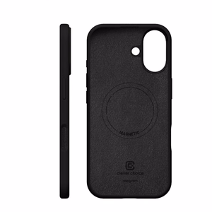 Crong Color Cover Magnetic MagSafe vāciņš ierīcei iPhone 17, melns