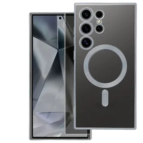 ELECTRO MAG COVER korpuss saderīgs ar MagSafe priekš SAMSUNG A37 sudraba krāsā