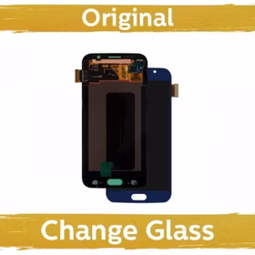 LCD Displejs Saderīgs ar Samsung G920 S6 Tumši zils (Renewed: China)