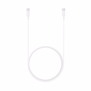 Samsung EP-DX310JWE USB-C - USB-C 3A 1.8m kabelis (lielapjoma – aizstājējiepakojums) – balts
