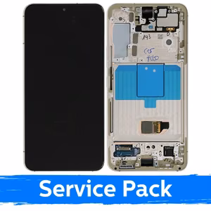 LCD Display Compatible With Samsung S901 S22 With Frame / Violet / (Service Pack)