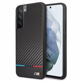 Viedtālruņa apvalks BMW M Collection Triangles Case Samsung Galaxy S22+ melns