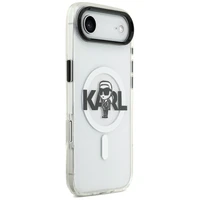 Karl Lagerfeld IML Karl Skice Logotips Magnētiskais viedtālruņa apvalks iPhone 17 Air - caurspīdīgs
