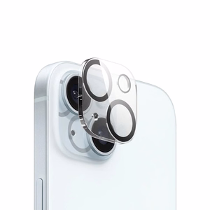 Crong Lens Shield kameru lēcu aizsargstikls ierīcei iPhone 15 / 15 Plus