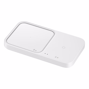 Samsung Wireless Charger Duo EP-P5400TWEGEU 15W indukcijas lādētājs - balts + tīkla lādētājs + kabelis