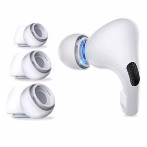 Tech-Protect ausu uzgaļi AirPods Pro 1 / 2 S / M / L izmēri - balti (3 gab.)
