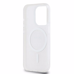 DKNY IML Mono un svītras Magnētiskais viedtālruņa apvalks iPhone 15 Pro - rozā