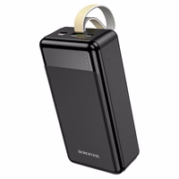 External baterija Portatīvais lādētājs Borofone BJ19B PD20W+QC3.0 30000mAh melns