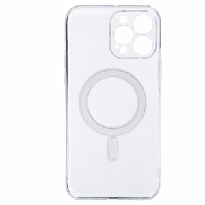 TEL PROTECT MagSilicone viedtālruņa apvalks Iphone 13 Pro Max caurspīdīgs
