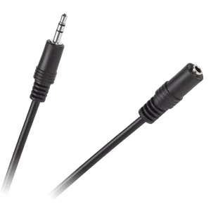 3,5 mm jack spraudņa–ligzdas kabelis, 1,8 m