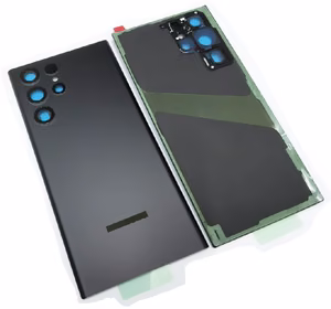 Aizmugurējais vāks Samsung S908 S22 Ultra Phantom Black oriģināls (lietots Grade A)