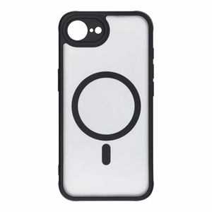 FULL MATTE MAG COVER viedtālruņa apvalks saderīgs ar MagSafe iPhone 16E (SE 4 2025) melna