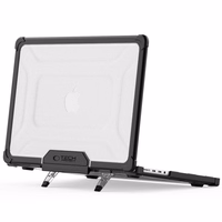 Tech-Protect SmartShell Pro macins priekš Macbook Pro 14 M1 / M2 / M3 / M4 / M5 2021-2025 - Melns un caurspidigs