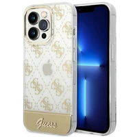 Guess GUHCP14LHG4MHG iPhone 14 Pro 6.1 "zeltains / zeltains cietais apvalks 4G Raksta Scenārijs