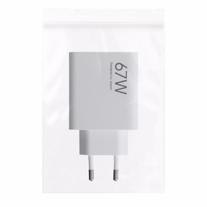 XIAOMI oriģinālais lādētājs USB A QC3.0 3A 67W MDY-15-ET balts (bulk)