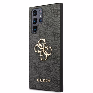 Guess GUHCS22L4GMGGR S908 S22 Ultra pelēks/grey hardcase 4G Big Metal Logo
