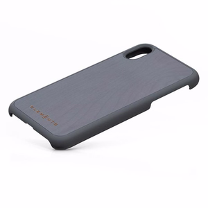 Nordic Elements Original Gefion vāciņš ierīcei iPhone XR, ar dabīga kļavas koka apdari, vidēji pelēks
