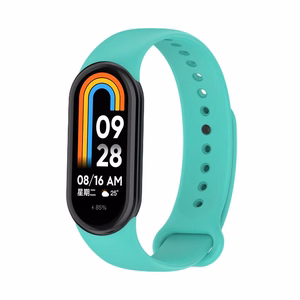 SILIKONA SIKSNIŅA MI BAND 8/M8 (10). PIPARMĒTRU