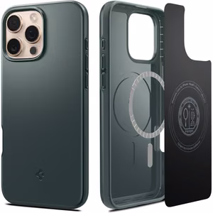 Spigen Thin Fit MagSafe apvalks iPhone 16 Pro Max - zaļš