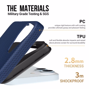 Perfectionists Trīsstūra Mag Case iPhone 11 tumši zils