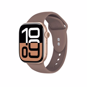 Crong Liquid Apple Watch siksniņa, 38/40/41/42 mm, brūna