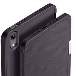 DUX DUCIS salokāms DOMO vāciņš ar zīmuļa turētāju iPad mini 7/6 melns