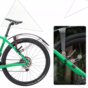 Rockbros FK-892 regulējami bezceļu velosipēda dubļusargi – melni