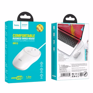 Vadu pele Hoco USB A 1600 dpi GM13 balta