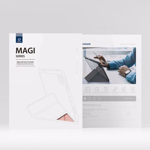 DUX DUCIS planšetdatora apvalks MAGI (m) ar zīmuli uzglabāšanas vietu iPad Air 13 (2024) - melns (m)