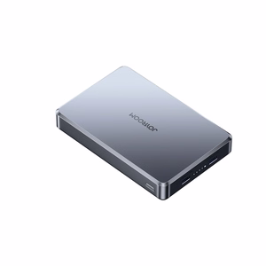 Joyroom JR-PBM08 Pro 22,5 W 10000 mAh ārējais akumulators ar bezvadu uzlādi un 2 x USB-C – pelēks