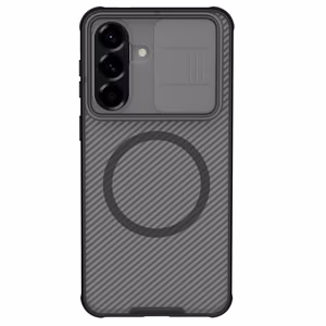 Чехол Nillkin CamShield Pro Magnetic для Samsung Galaxy A57 5G — полупрозрачный чёрный