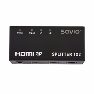 Savio CL-42 vaizdo signalų daliklis HDMI 2x HDMI