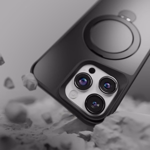 Etteri Matēts Mag Ring maciņš for iPhone 16 Pro Max 6,9" melns