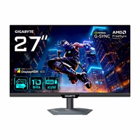 GIGABYTE M27UP 27" 4K UHD spēļu monitors - Dual Mode (4K 160 Hz vai FHD 320 Hz), 3840 x 2160, 1 ms, 350 cd/m², FreeSync Premium Pro, DisplayHDR400, HDMI 2.1, Displayport 1.4