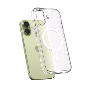 Spigen Ultra Hybrid Magnētiskais viedtālruņa apvalks iPhone 17 - Caurspīdīgs un balts