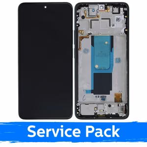 LCD Displejs Saderīgs ar Xiaomi Redmi Note 11 Pro+ 5G (11 Pro Plus 5G) Ar Frame / Forest Zaļš / (Service Pack)