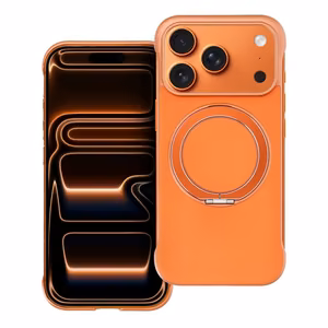 Case for iPhone 17 Air Edge Free compatible with MagSafe orange