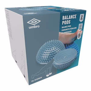 Umbro sensorās līdzsvara puslodes rehabilitācijai un pēdu masāžai, 2 gab.