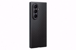 Samsung Galaxy Z Fold8 Ultra aramīda šķiedras magnētiskais vāciņš ar 2 pretatspīduma plēvēm, melns