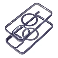 Viedtālruņa apvalks COLOR EDGE MAG COVER saderīgs ar MagSafe IPHONE 16 Pro - violets