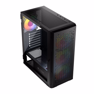 Logic ARAMIS ARGB MINIDI USB 3.0 datora korpuss, melns