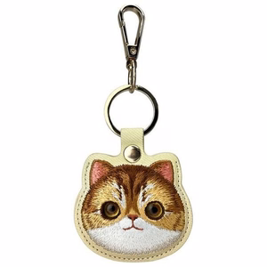 Nimmy Big Eyed Pet 2.0 Kaķis 3-in-1 komplekts: Viedtālruņa apvalks + maks + sekošanas ierīces korpuss - beige