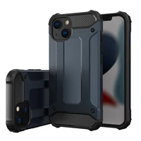 Hybrid Armor viedtālruņa apvalks iPhone 14 Plus bruņots hibrīda vāciņš zils