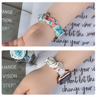 Auduma Apple Watch siksna 42/44/45 mm - zila